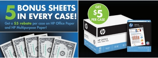 HP Mail in Rebate: cash back with purchase
