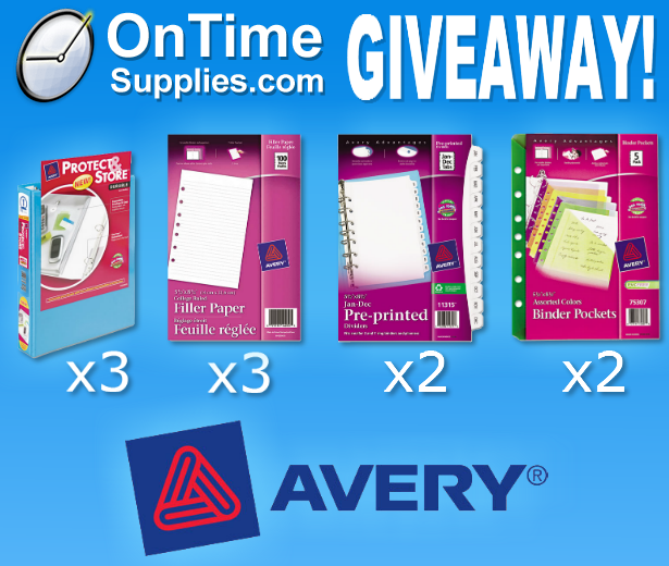 Enter the Avery Mini Binder Pack Giveaway