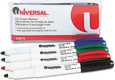 Buy Universale Pen Style Dry Erase Markers at On Time Supplies.