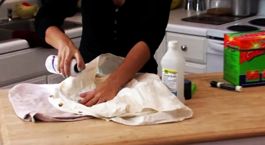 Remove dry erase marker stains from clothes w/ alcohol & hairspray.