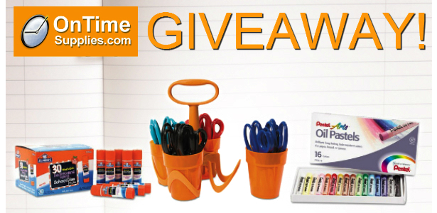 Win free art supplies in massive $2,100 School Supplies Giveaway at On Time Supplies