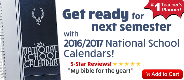 2016-17 National School Calendars